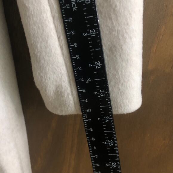 Banana Republic Womens Coat Tan Full Length Timeless Topcoat Wool Blend Medium - Picture 9 of 13